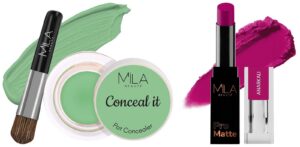 MILA BEAUTÉ Conceal & Lipstick from Rs. 207
