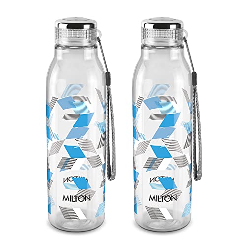 Deal Milton Helix 1L Pet Water Bottle Set of 2 Blue