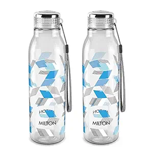 Deal Milton Helix 1L Pet Water Bottle Set of 2 Blue