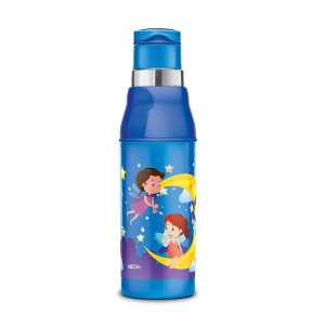 MILTON Kool Steelight 600 Kids Insulated Water Bottle with Straw