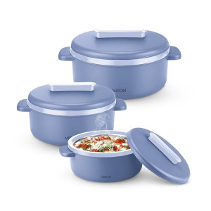 MILTON Micronova Jr. Inner Stainless Steel Casserole Set of 3