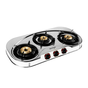 Milton Royal 3 Burner Gas Stove at Rs2269 | Zepto Deal