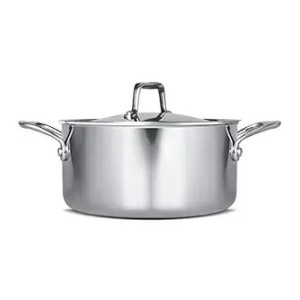 MILTON Pro cook Triply Stainless-Steel Casserole Handi Pot 22 cm, 4 Litre