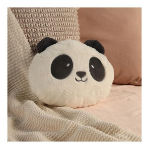 Mirada Black Panda Soft Face Toy – 25 cm