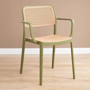 Mirra Rattan Dining Chair Modern Stackable