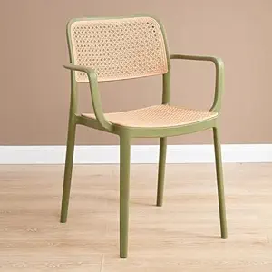 Mirra Rattan Dining Chair Modern Stackable