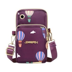 Mobile Sling Bag for Girls Ladies Purple Printed Rs. 485