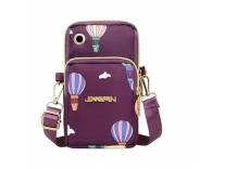 Mobile Sling Bag for Girls Ladies Purple Printed Rs. 485