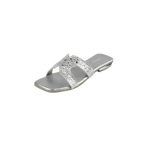Mochi Women’s Fashionable Embellished Strap Slides