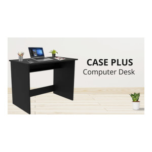 Case Plus Modern Simple Sturdy Study Computer Desk for Small Spaces (Modular)