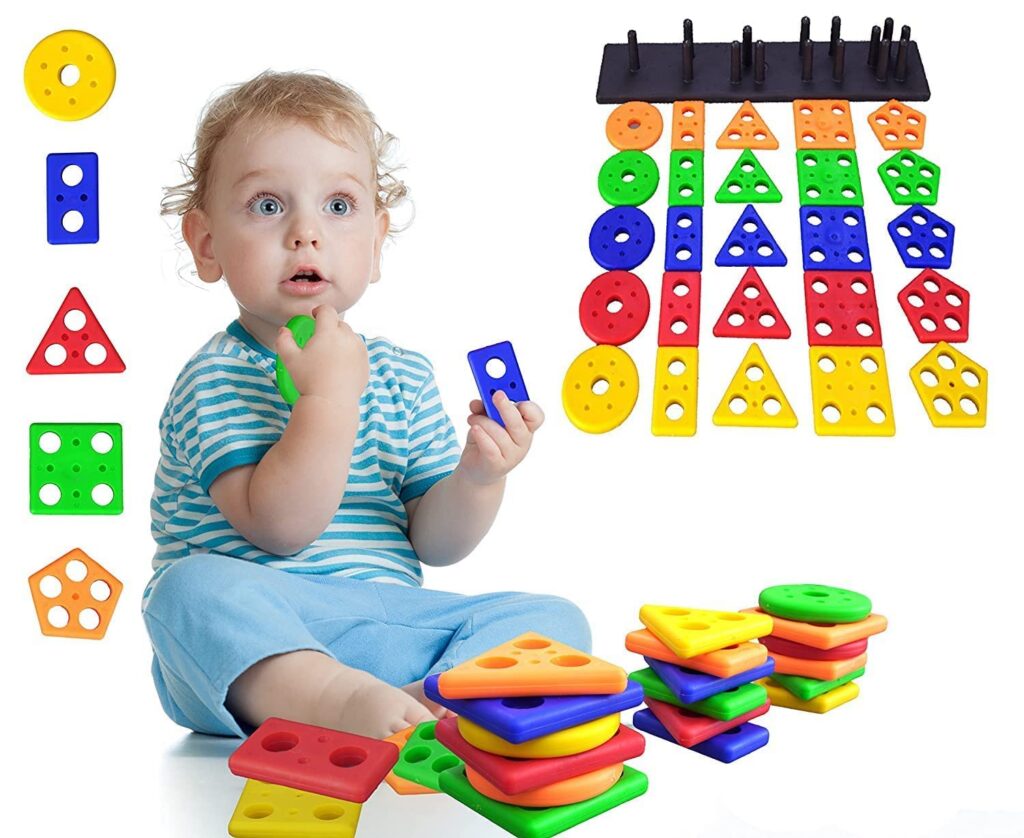 Deal Shape Sorter & Stacking Toys for Toddlers Rs. 141