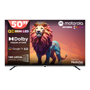 MOTOROLA 127 cm (50 inch) Ultra HD (4K) Mini LED Smart Google TV with Dolby Vision & Dolby Atmos
