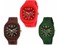 Motu Gaju Analog Watches Combo Pack of 3