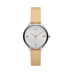 MVMT Reina Qtz Women’s Analog Watch with Camel Leather Band