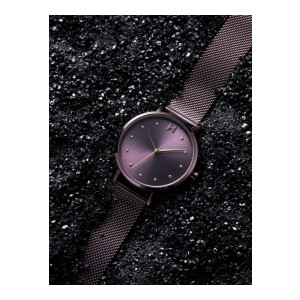 MVMT Women Purple Embellished Analogue Watch