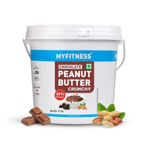 MYFITNESS Peanut Butter Chocolate Spread Crunchy 2.5kg