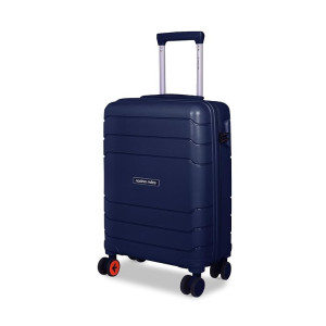 Nasher Miles Lisbon Hard-Sided Cabin Luggage 20 inch | 8 Wheels Small Trolley Bag