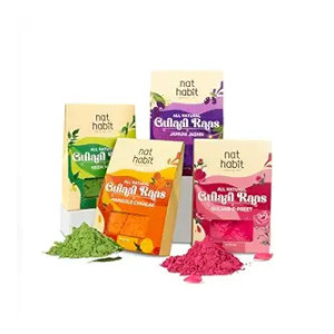 Nat Habit Handmade Eco-Friendly Organic Gulaal Combo (Pack of 4)