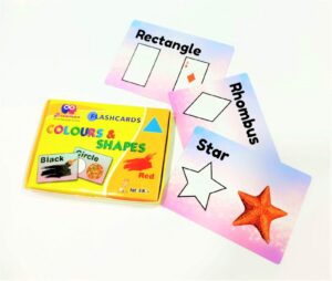 Negi Colour and Shapes Flashcards for Kids Rs 83