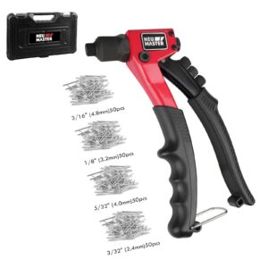 Deal NEU MASTER Rivet Gun with 200pcs Rivets