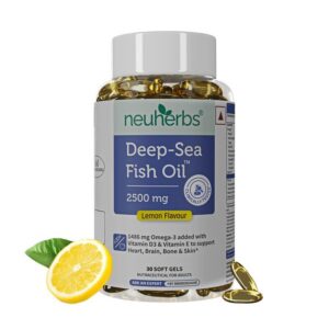 Neuherbs Omega 3 Fish Oil 30 Softgels for Rs. 351