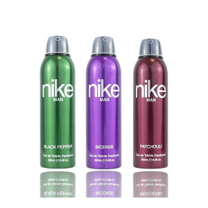 Nike Unisex Black Pepper + Incense + Patchouli Deodorant Spray For Man