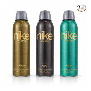 Nike Woman Deodorant Spray Pack of 3 – Honey, Oud & Musk