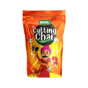 NIKUNJ Cutting Chai 1kg Real Kadak Black Tea with Basil