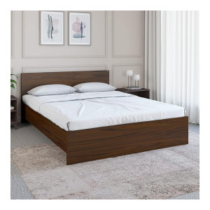 Nilkamal Arthur Wooden Queen Bed Without Storage | Engineered Wood | Contemporary Design