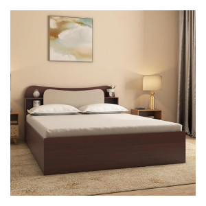 Nilkamal Daffodil Wooden Queen Bed with Box Storage