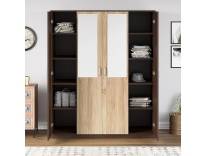 Nilkamal Willy 4 Door Wardrobe With Mirror Rs.18990