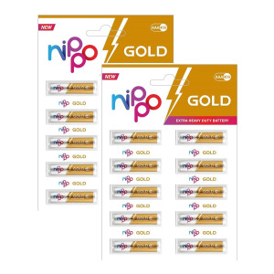 Nippo 4DG Gold AAA Battery