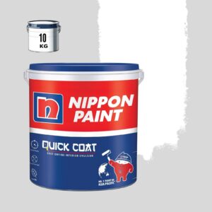 Deal Nippon Paint Quick Coat Interior Emulsion 10 KG (WHITE) Rs. 1139