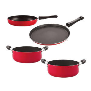 Nirlon Premium Quality Non Stick Cookware Set of 4 Pieces