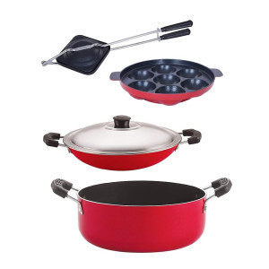 Nirlon Non-Stick Kitchenware Cooking Utencil Combo Set