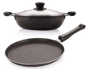 Nirlon Nonstick Tawa & Kadai Combo Deal