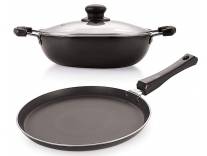 Nirlon Nonstick Tawa & Kadai Combo Deal