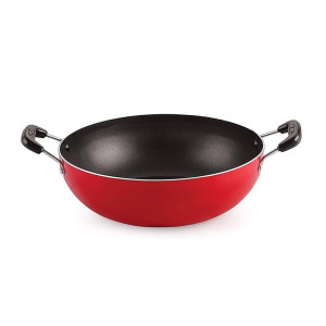 Nirlon PFOA Free Non-Stick Aluminium Kadhai Wok 24cm – 2 LTR