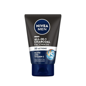 NIVEA MEN All in 1 Charcoal Face Wash