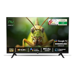 NU 32 Inches 720p HD QLED Smart Google TV