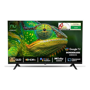 NU 108 cm (43 Inches) Borderless Series 4K QLED Smart Google TV