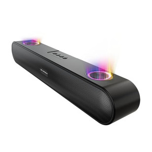 Nu Republic Party Box 16 Bluetooth Soundbar with X-Bass Technology, 10 Hrs Playtime, RGB LED Lights, 16 W Output