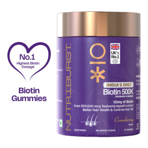 Nutriburst Biotin Gummies at Rs276 | Flipkart Deal