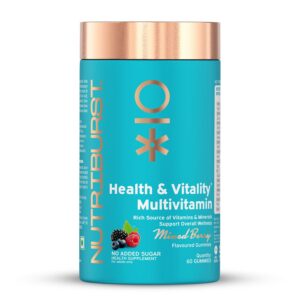 Nutriburst Gummies Multivitamins Mixed Berry Flavor Rs. 299