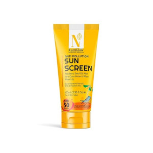 NutriGlow Advanced Organics Anti-Pollution Sunscreen SPF 50 PA+++