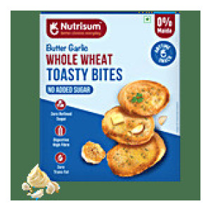 NutriSum Butter Garlic Whole Wheat Toasty Bites