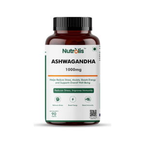 Nutrolis Ashwagandha 1000mg at Rs274 | Flipkart Deal