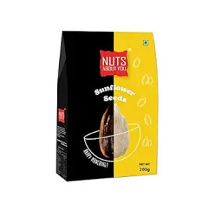 Nuts About You SUNFLOWER Seeds, 200 g | Raw | Premium | 100% Natural | Diet Food