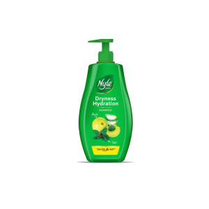 Nyle Naturals Dryness Hydration Shampoo with Tulsi, Amla & Aloe Vera for Soft Hair