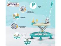 Deal ODELEE Musical Activity Walker With Parent Rod Green, Beige Rs. 936